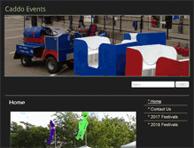 Tablet Screenshot of caddoevents.com